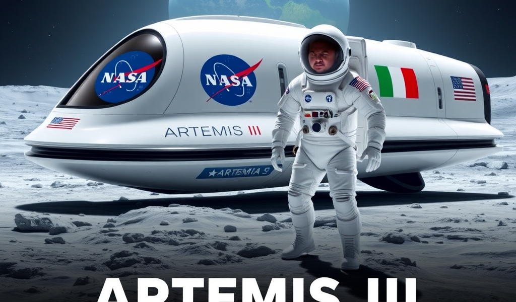 Artemis III मिशन 2027 की टीम का अनावरण: अमेरिकी‑इटालियन अंतरिक्ष यात्रियों से क्या उम्मीद करें