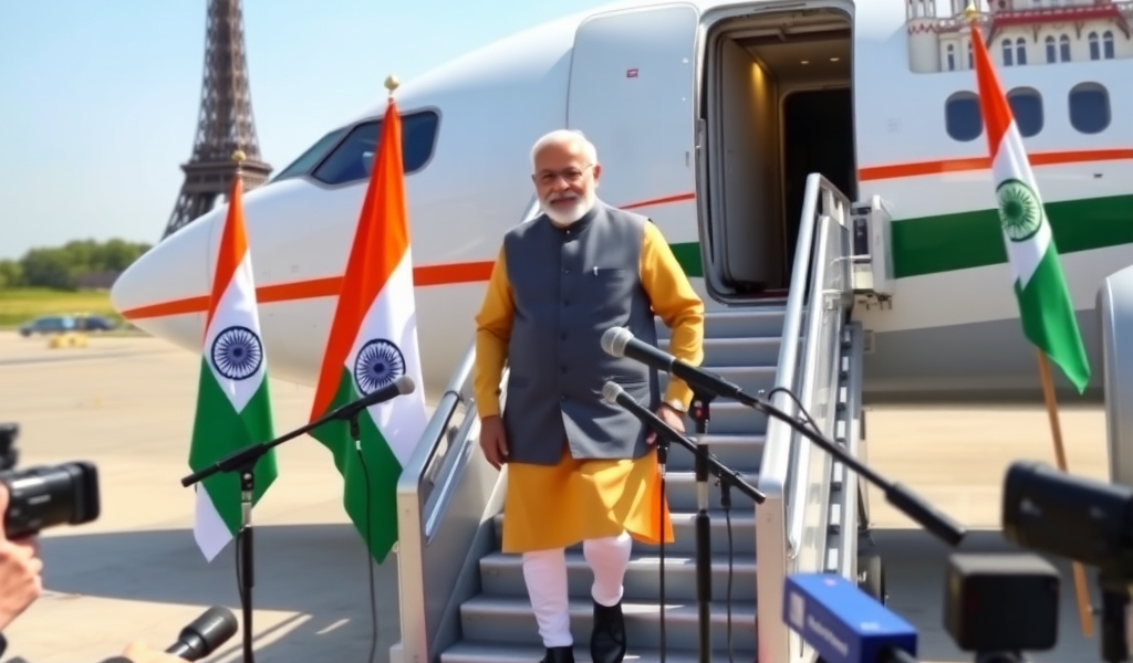 PM मोदी की 6‑दिन की फ्रांस‑स्लोवाकिया यात्रा: आर्थिक‑सांस्कृतिक जुड़ाव के 5 प्रमुख अवसर