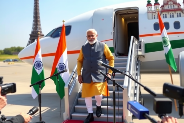 PM मोदी की 6‑दिन की फ्रांस‑स्लोवाकिया यात्रा: आर्थिक‑सांस्कृतिक जुड़ाव के 5 प्रमुख अवसर