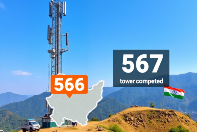 जागरूक रहें! J&K में 4G टावरों की प्रगति 66% तक, अब सिर्फ 281 टावर बचेंगे