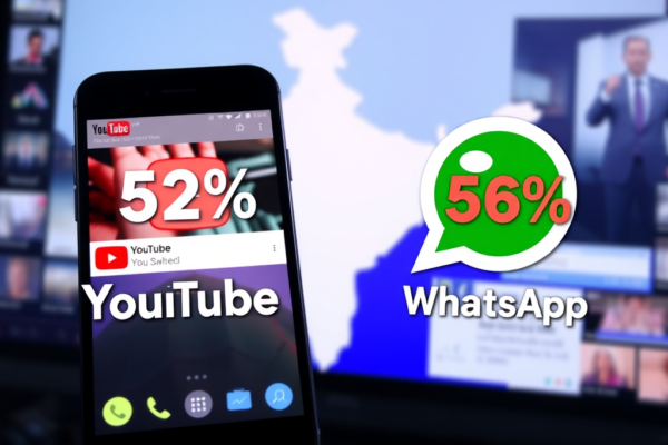 भारत में 58% लोग समाचार YouTube से, 56% WhatsApp से! जानें क्यों और कैसे बदल रहा है मीडिया लैंडस्केप