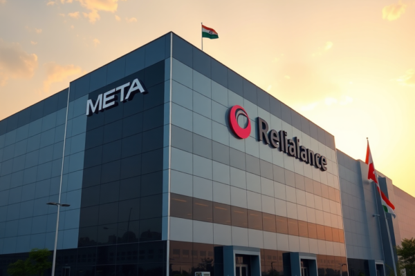 Meta ने रिलायंस के साथ 168 MW AI डेटा सेंटर लीज़ किया – जामनगर में भारत की सबसे बड़ी एआई इन्फ्रास्ट्रक्चर