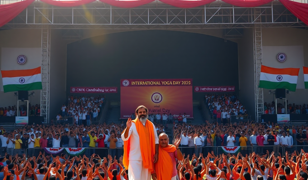 अंतरराष्ट्रीय योग दिवस पर स्वामी रामदेव और सीएम नायडू का आगाज़: क्या होगा नया इतिहास