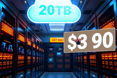 केवल $390 में 20TB क्लाउड स्टोरेज लाइफटाइम! तुरंत बेमिसाल सुरक्षा और स्पेस पाएं