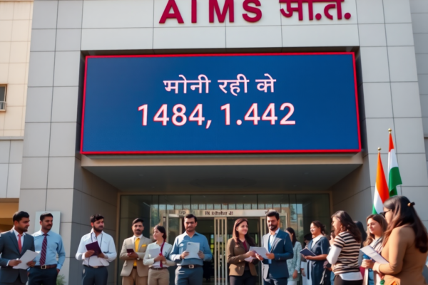 AIIMS में 1484 पदों की बंपर भर्ती! 1.42 लाख तक की सैलरी‑फ्लैट, अभी देखिये कैसे कूदें लाइन में