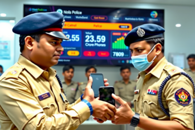 नोएडा पुलिस ने 23.55 करोड़ मूल्य के 7809 मोबाइल लौटाए – सीईआईआर पोर्टल और इलेक्ट्रॉनिक सर्विलांस की चमत्कारी कहानी