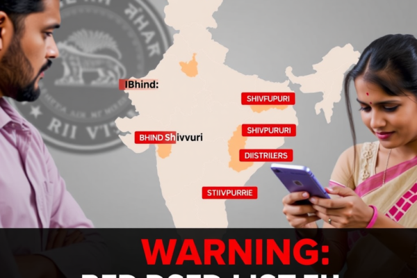 RBI ने 8 जिलों को रेड लिस्ट में रखा: आपके बैंक खाते पर क्या असर होगा?