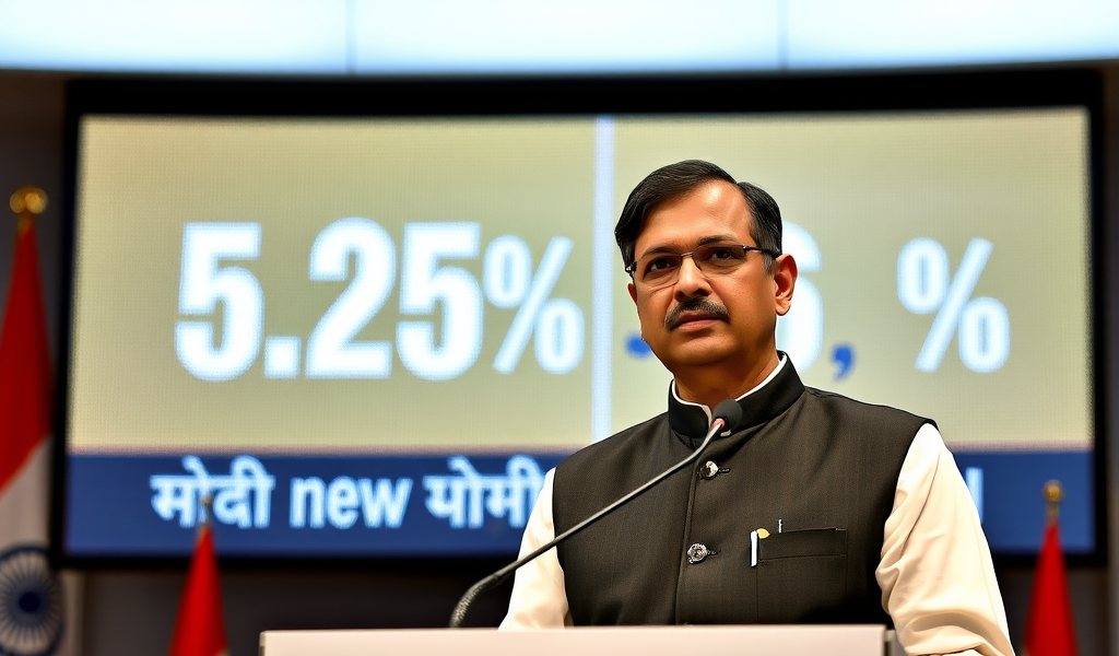 RBI ने रेपो रेट 5.25% पर बनाए रखा! अब जानिए GDP ग्रोथ अनुमान 6.6% क्यों घटा