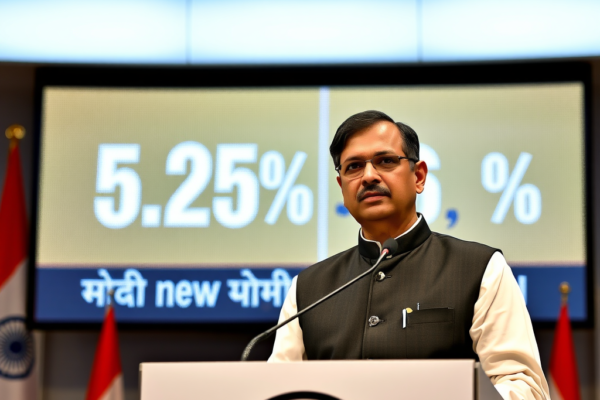 RBI ने रेपो रेट 5.25% पर बनाए रखा! अब जानिए GDP ग्रोथ अनुमान 6.6% क्यों घटा